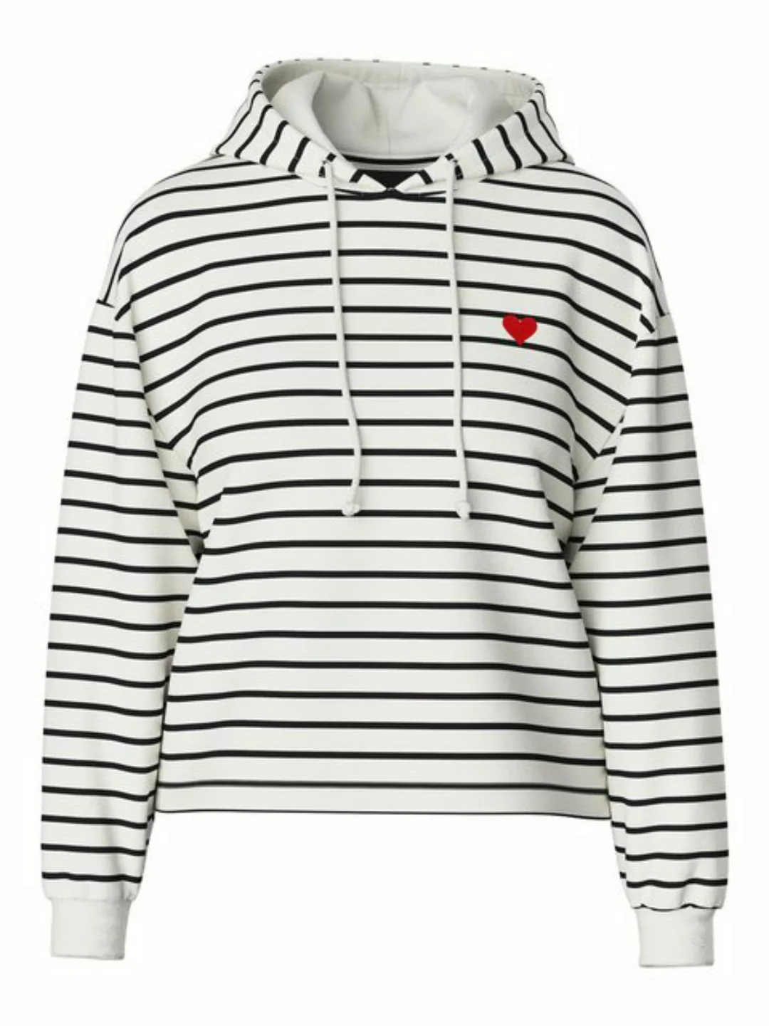 pieces Kapuzensweatshirt PCCHILLI LS HOODIE STRIPES EMB NOOS BC günstig online kaufen