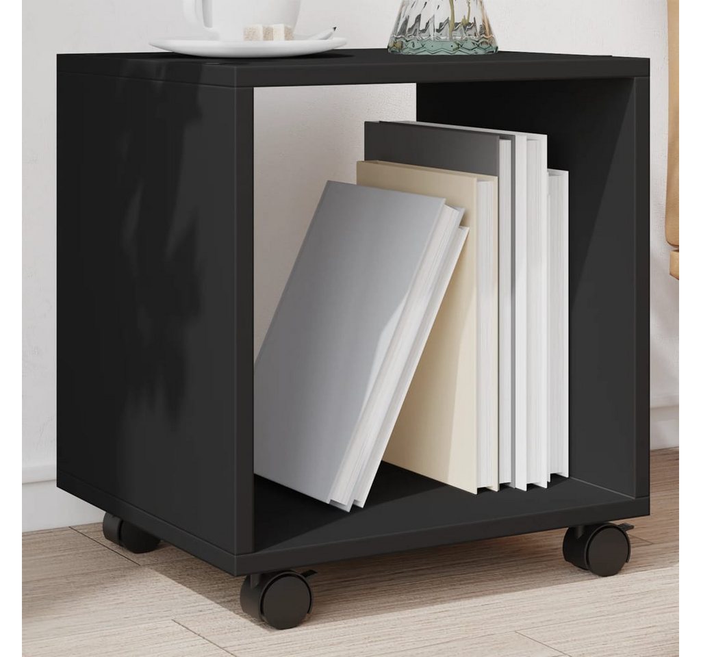 vidaXL Schrankmodule Rollschrank Schwarz 37x33x42,5 cm Holzwerkstoff günstig online kaufen