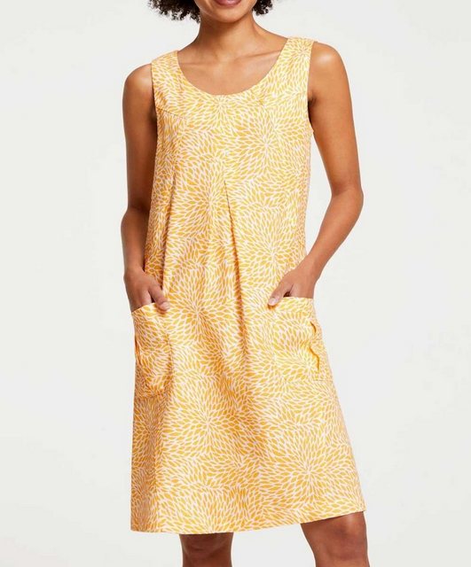 heine Jerseykleid LINEA TESINI Damen Designer-Leinenkleid, ecru-gelb günstig online kaufen