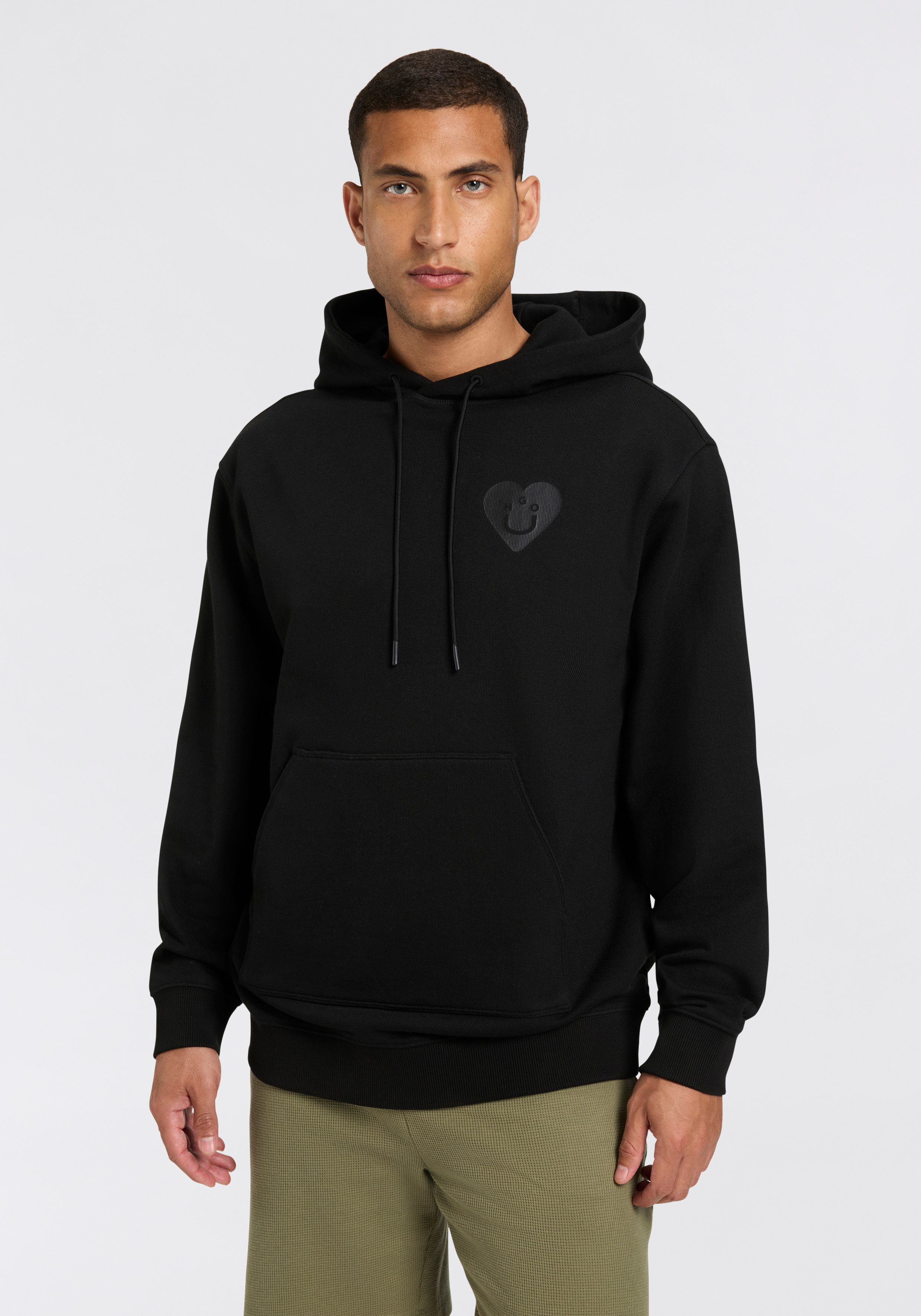 HUGO Blue Hoodie Dejandra unisex, oversized günstig online kaufen