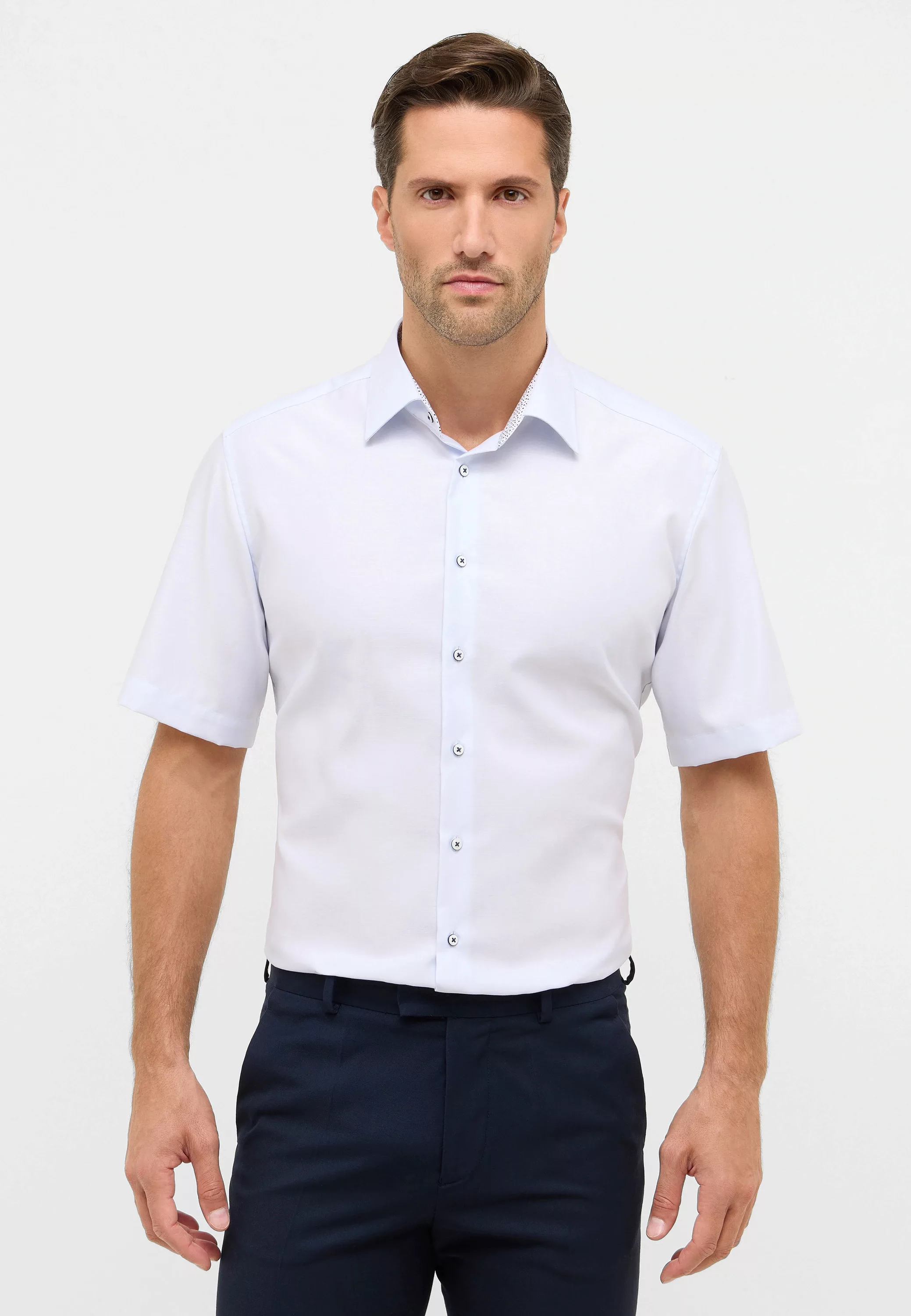 Eterna Kurzarmhemd "MODERN FIT", NON IRON (bügelfrei) günstig online kaufen