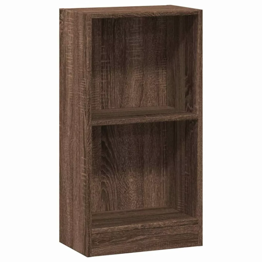 vidaXL Bücherregal Bücherregal Braun Eichen-Optik 40x24x76 günstig online kaufen
