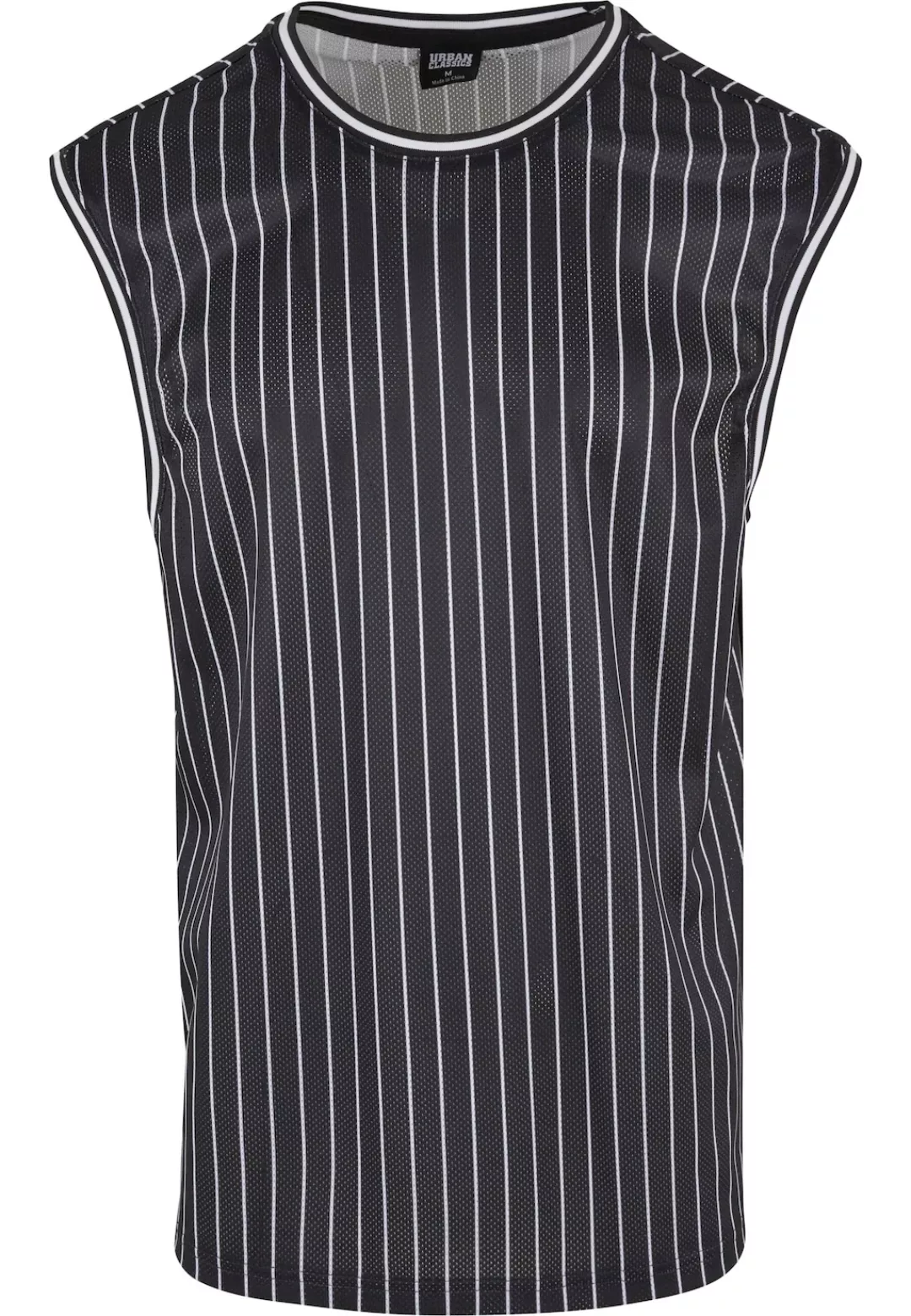 URBAN CLASSICS Tanktop "Urban Classics Striped Mesh Tanktop", (1 tlg.) günstig online kaufen