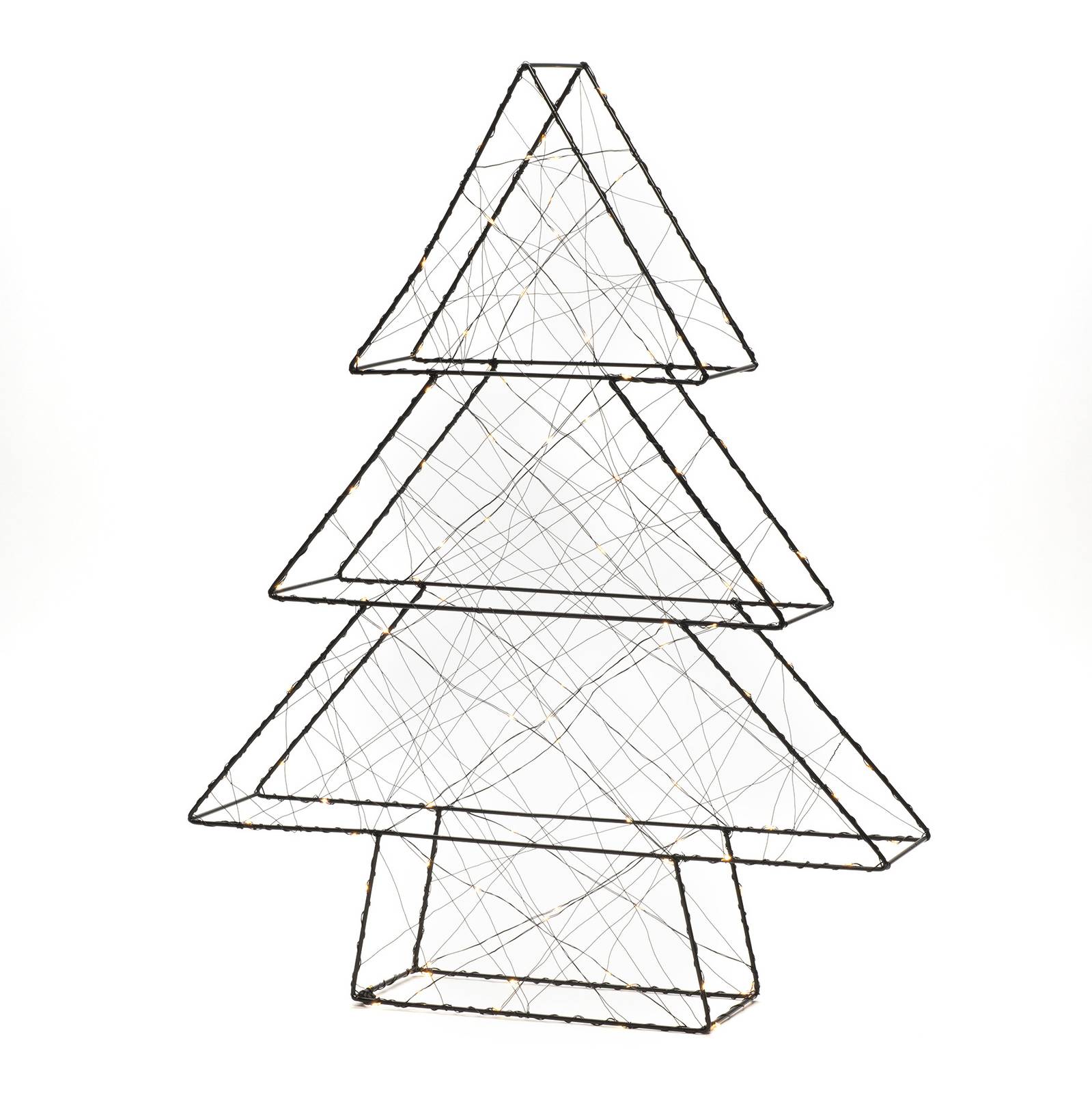 LED-Dekoleuchte Weihnachtsbaum, schwarz, 100fl günstig online kaufen