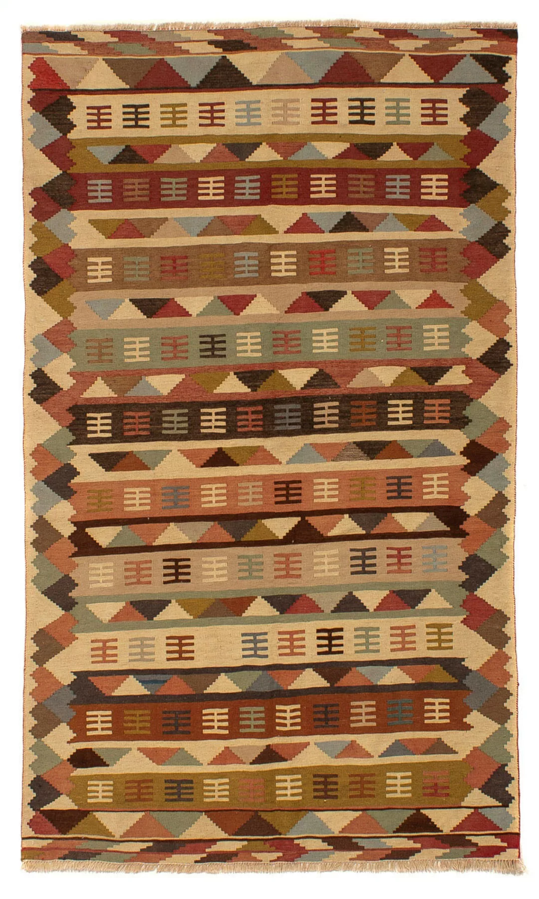 morgenland Wollteppich »Kelim - Oriental - 191 x 125 cm - braun«, rechtecki günstig online kaufen