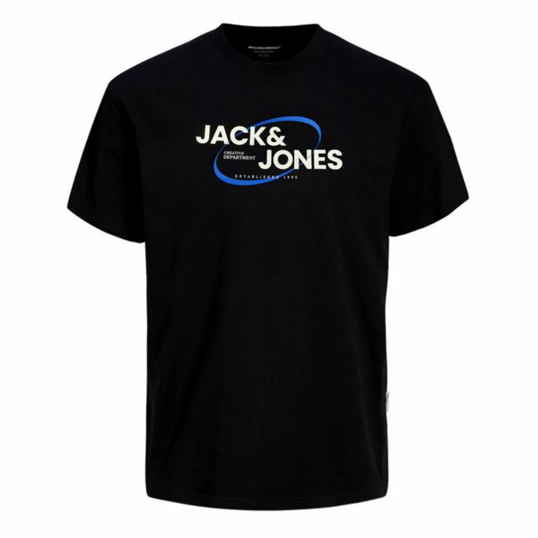 Jack & Jones Rundhalsshirt T-Shirt Branding Tee Crew Neck mit großem Marken günstig online kaufen