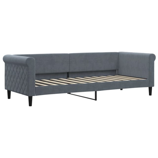 vidaXL Bett, Tagesbett Dunkelgrau 80x200 cm Samt günstig online kaufen