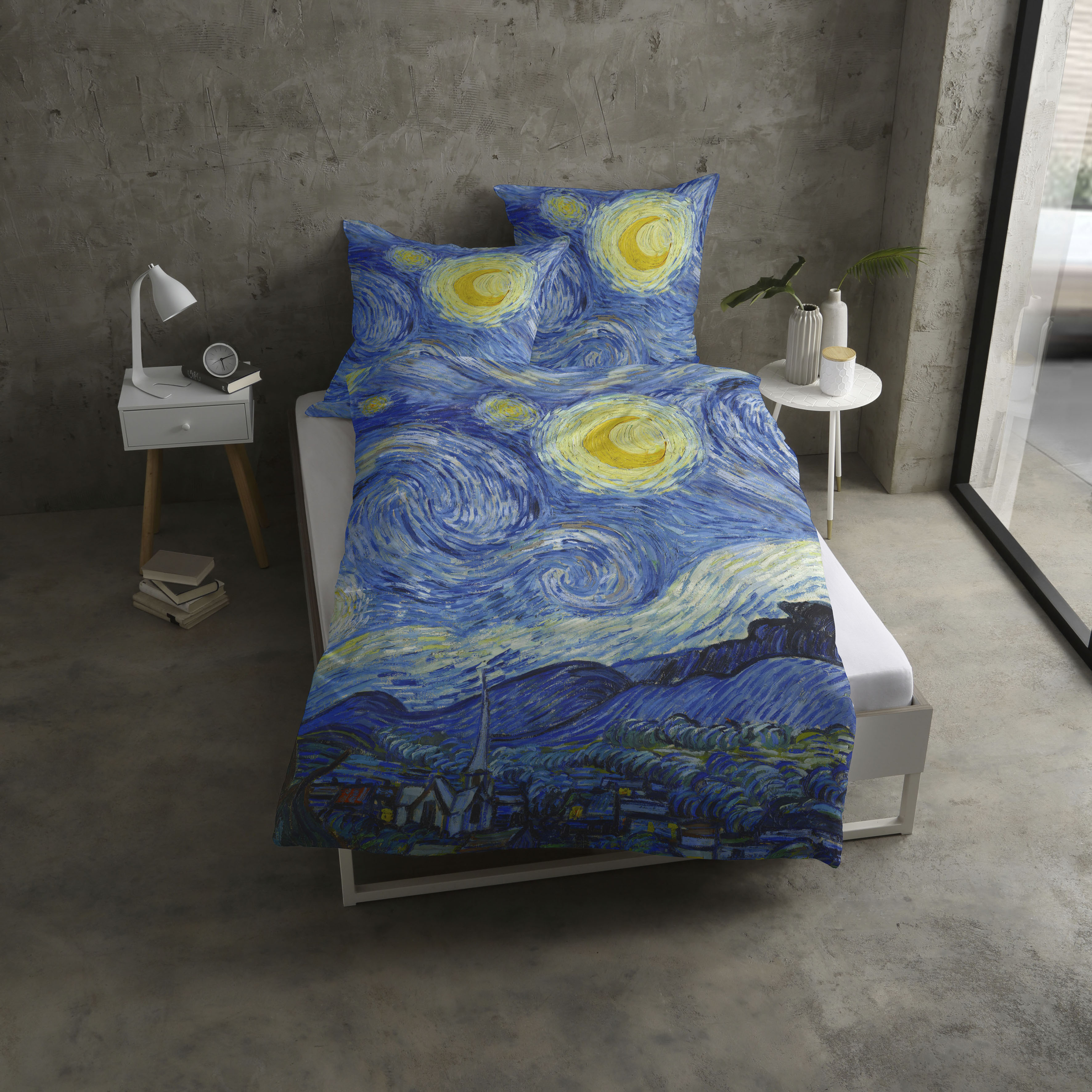 Goebel Bettwäsche »Starry Night«, geniales Design von Vincent van Gogh günstig online kaufen