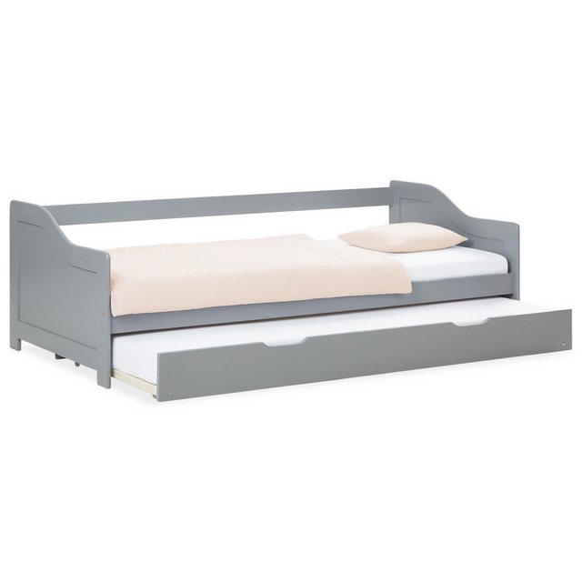 Homestyle4u Holzbett Kinderbett Ausziehbett 90x200 Kojenbett günstig online kaufen