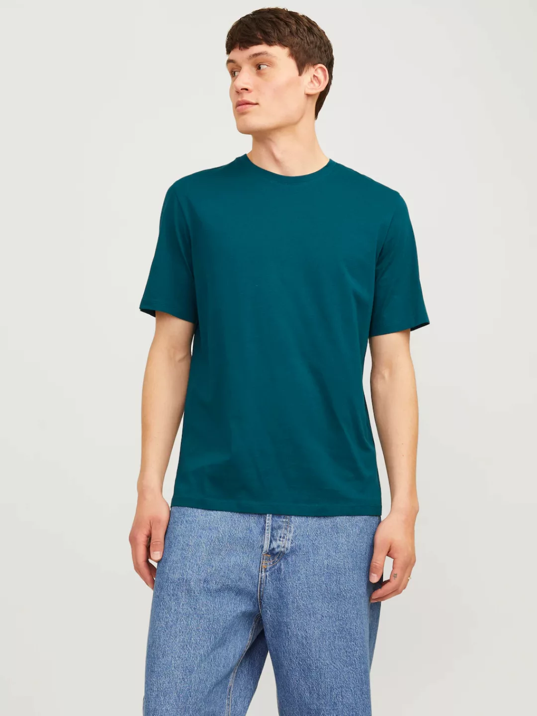 Jack & Jones Rundhalsshirt JJEORGANIC BASIC TEE SS O-NECK NOOS mit Rundhals günstig online kaufen