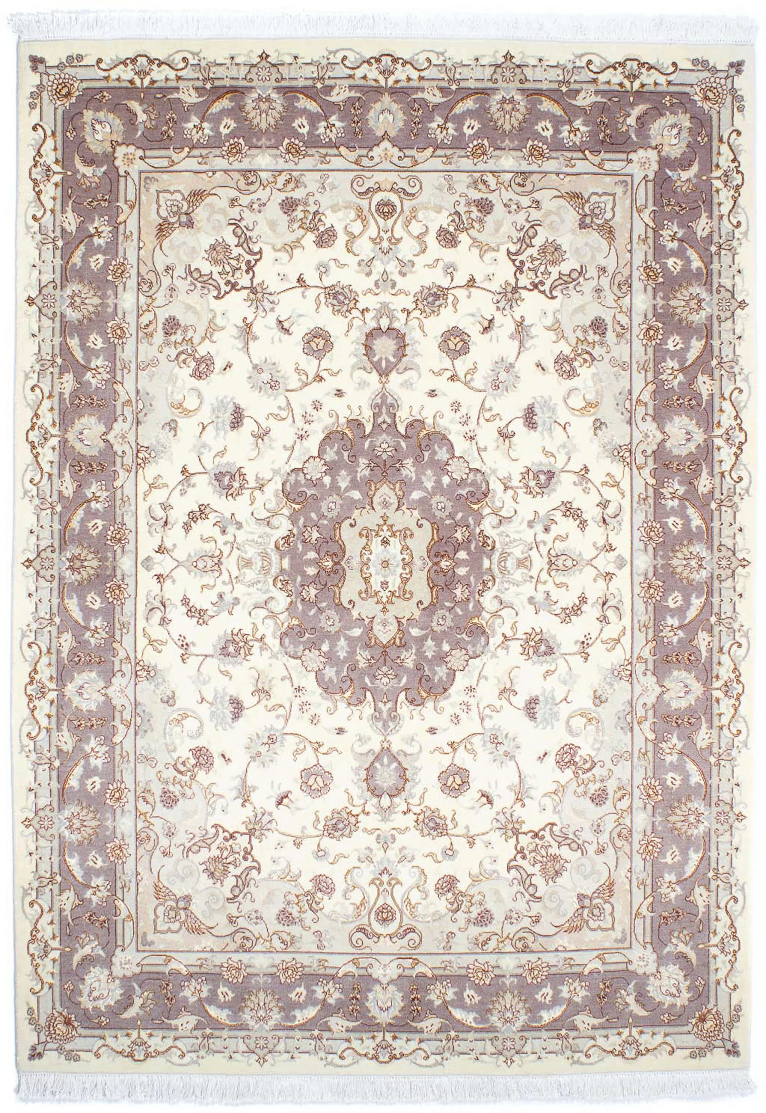 morgenland Orientteppich »Perser - Täbriz - Royal - 236 x 169 cm - beige«, günstig online kaufen