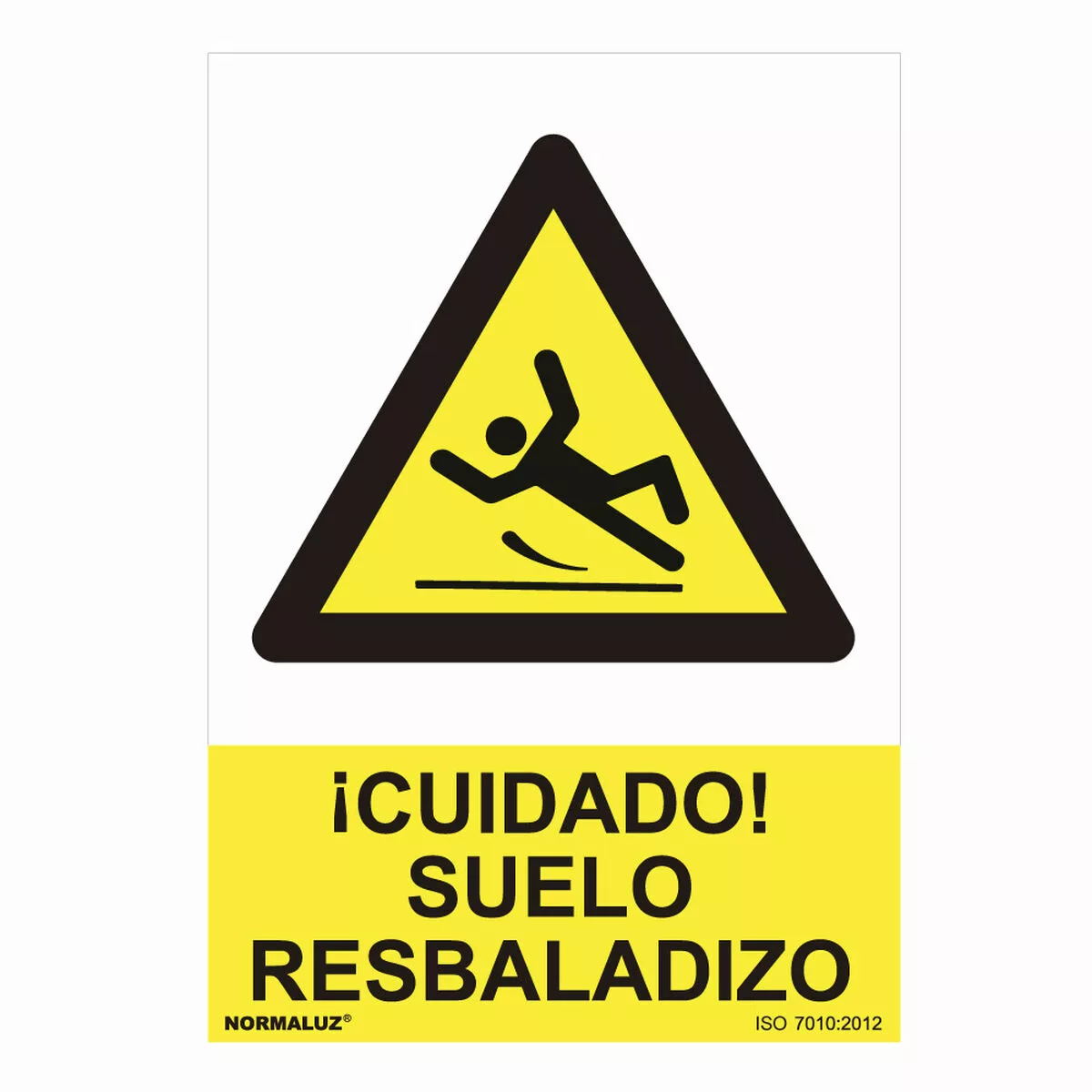 Schild Normaluz Cuidado Suelo Resbaladizo Pvc (30 X 40 Cm) günstig online kaufen