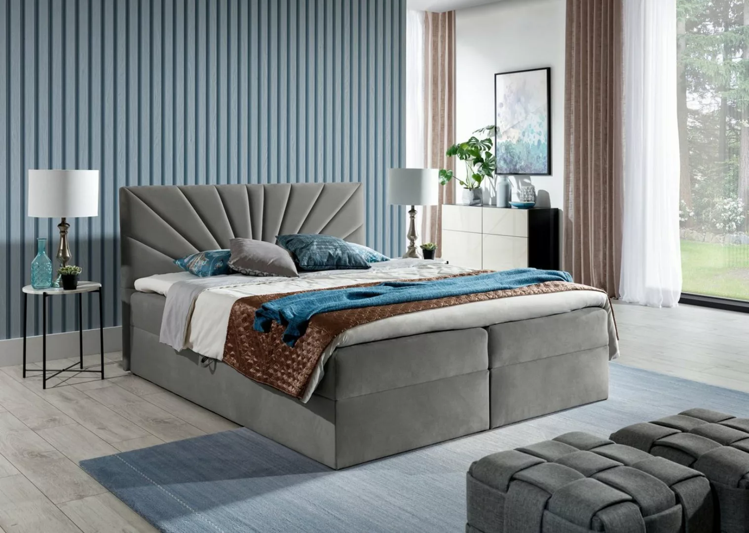 99rooms Boxspringbett Zenturio (Schlafzimmerbett, Bett), Design günstig online kaufen