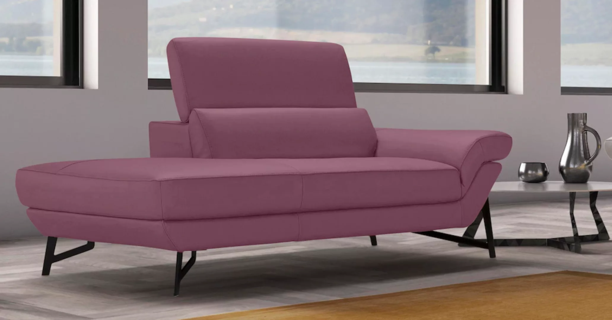 Egoitaliano Ottomane "Narcisa, Designsofa", mit verstellbarer Kopfstütze, S günstig online kaufen