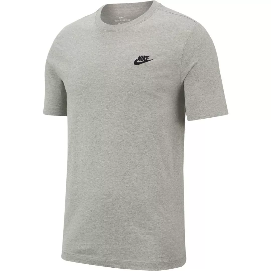 Nike Sportswear Club Kurzarm T-shirt 2XL Dark Grey Heather / Black günstig online kaufen