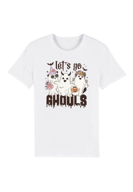 F4NT4STIC T-Shirt Retro Halloween Let s go ghouls Premium Qualität, Hallowe günstig online kaufen