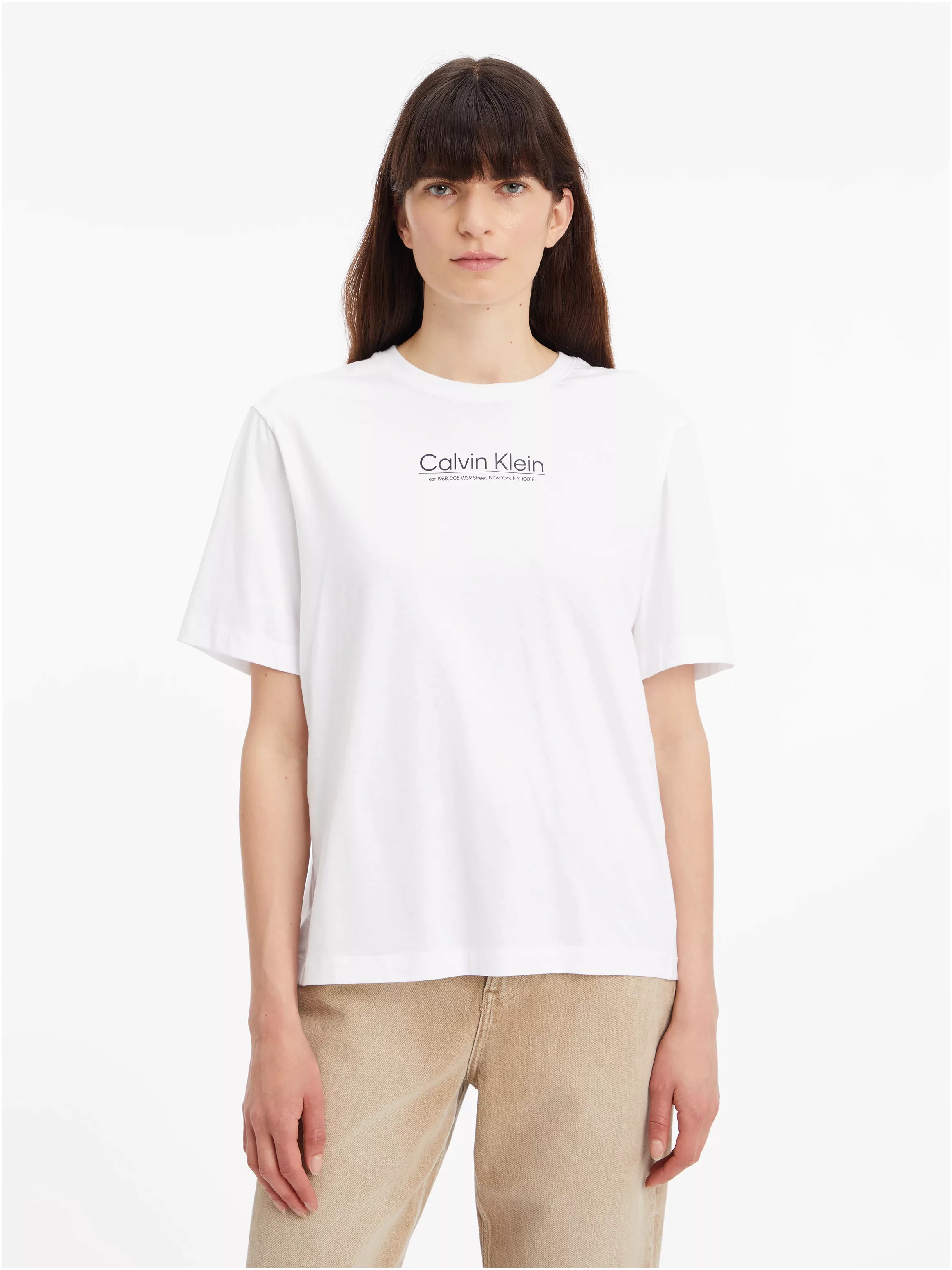 Calvin Klein T-Shirt COORDINATES LOGO GRAPHIC T-SHIRT mit Calvin Klein Logo günstig online kaufen