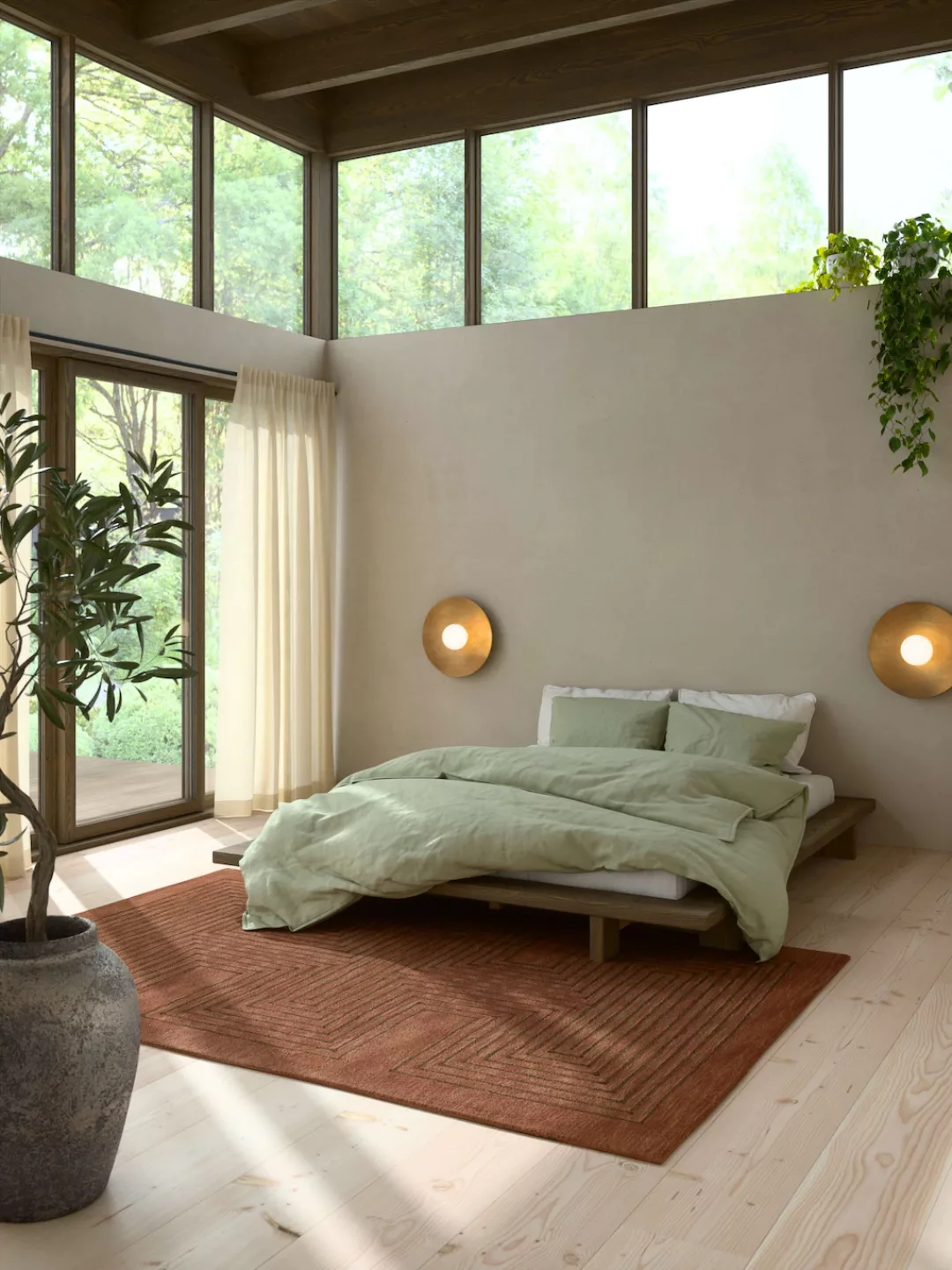 Karup Design Bettgestell "JAPAN BED, Futonbett, Bodenbett, Holzrahmen, Juge günstig online kaufen