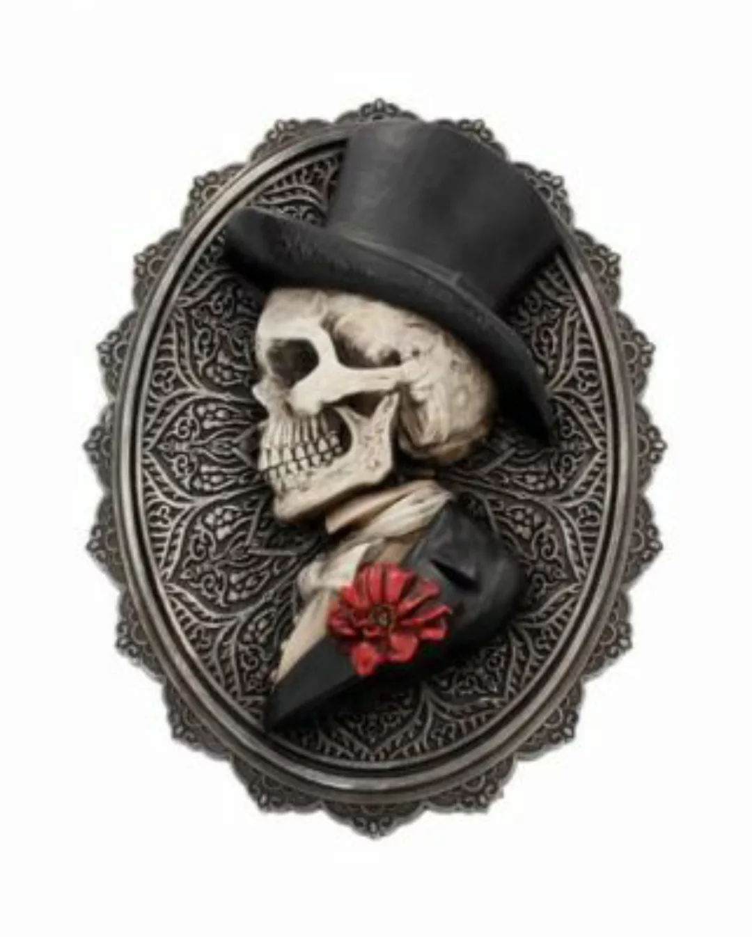 Gothic Day of the Dead Gentleman Wand- & Standbild Deko Partydeko schwarz günstig online kaufen
