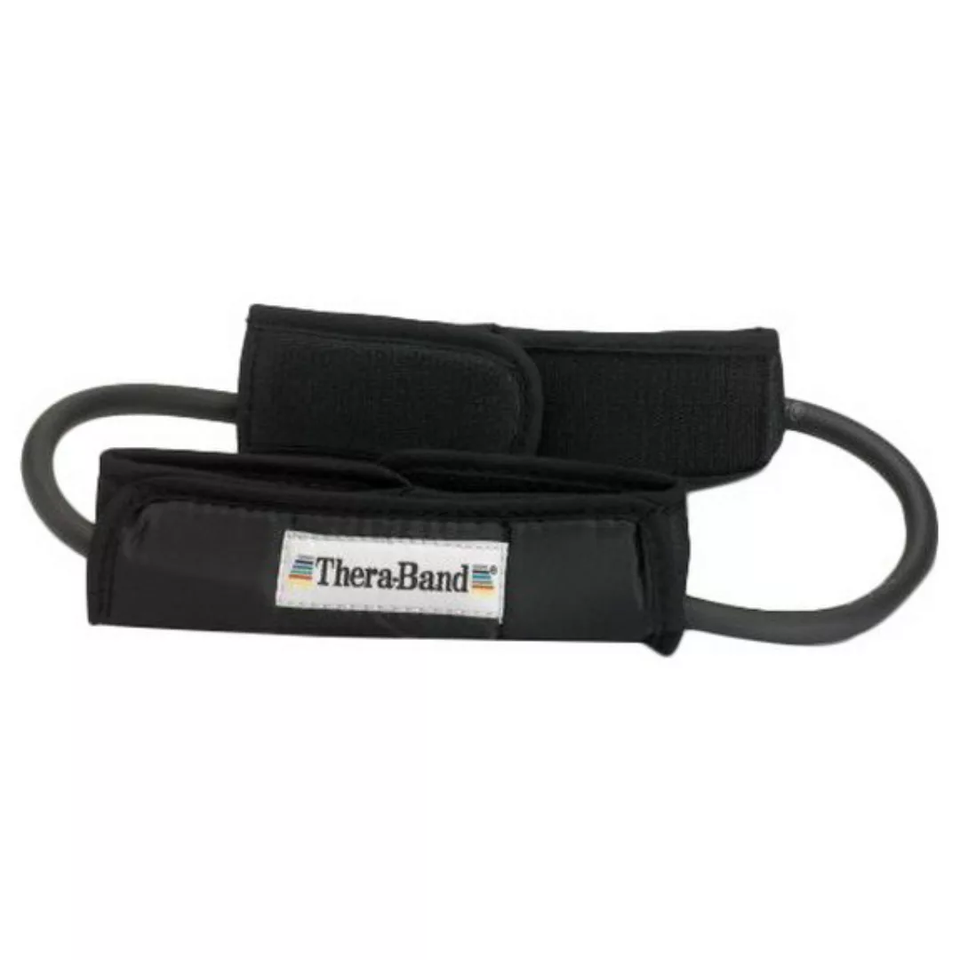 Theraband Tubing Loop Padded Cuffs 140 cm Black günstig online kaufen