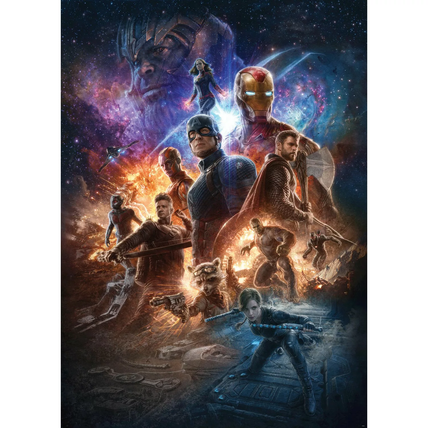 Komar Fototapete Avengers Battle of Worlds IADX4-078 multicolor B/H: ca. 20 günstig online kaufen