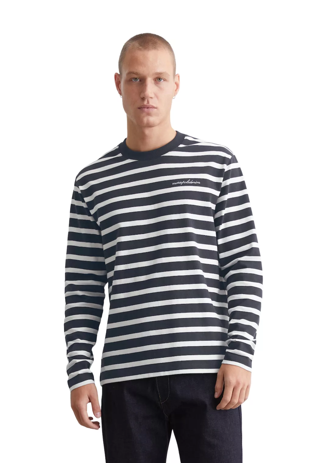 Marc OPolo DENIM Longsleeve, modische gestreift günstig online kaufen