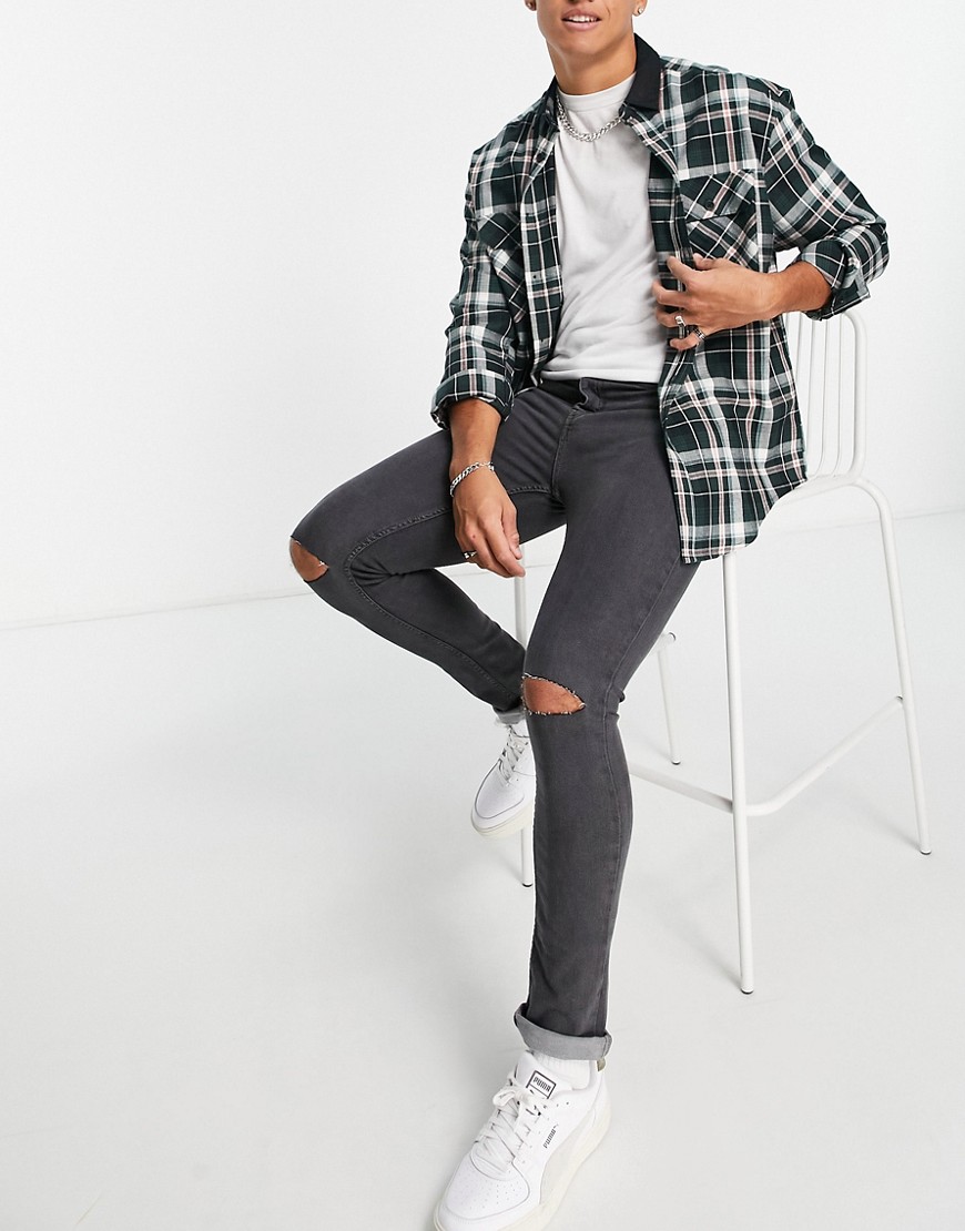 Bolongaro Trevor – Sehr enge Jeans-Grau günstig online kaufen
