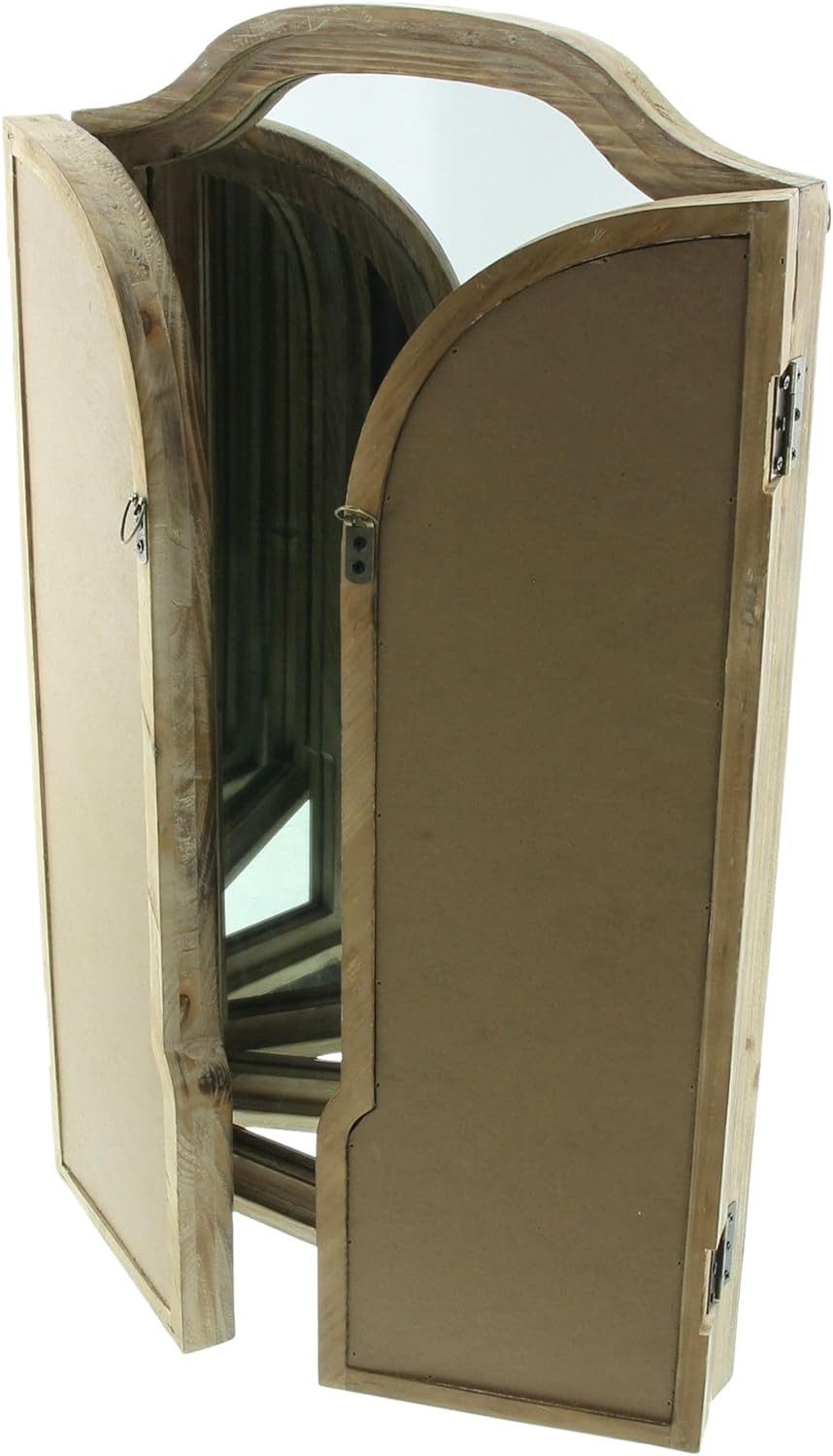 Dekoleidenschaft Spiegel "Nostalgie" mit Holzrahmen, Seitenteile günstig online kaufen