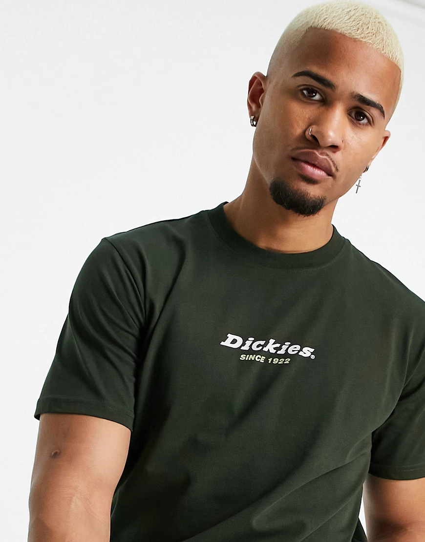 Dickies – Central 1922 – T-Shirt in Grün günstig online kaufen