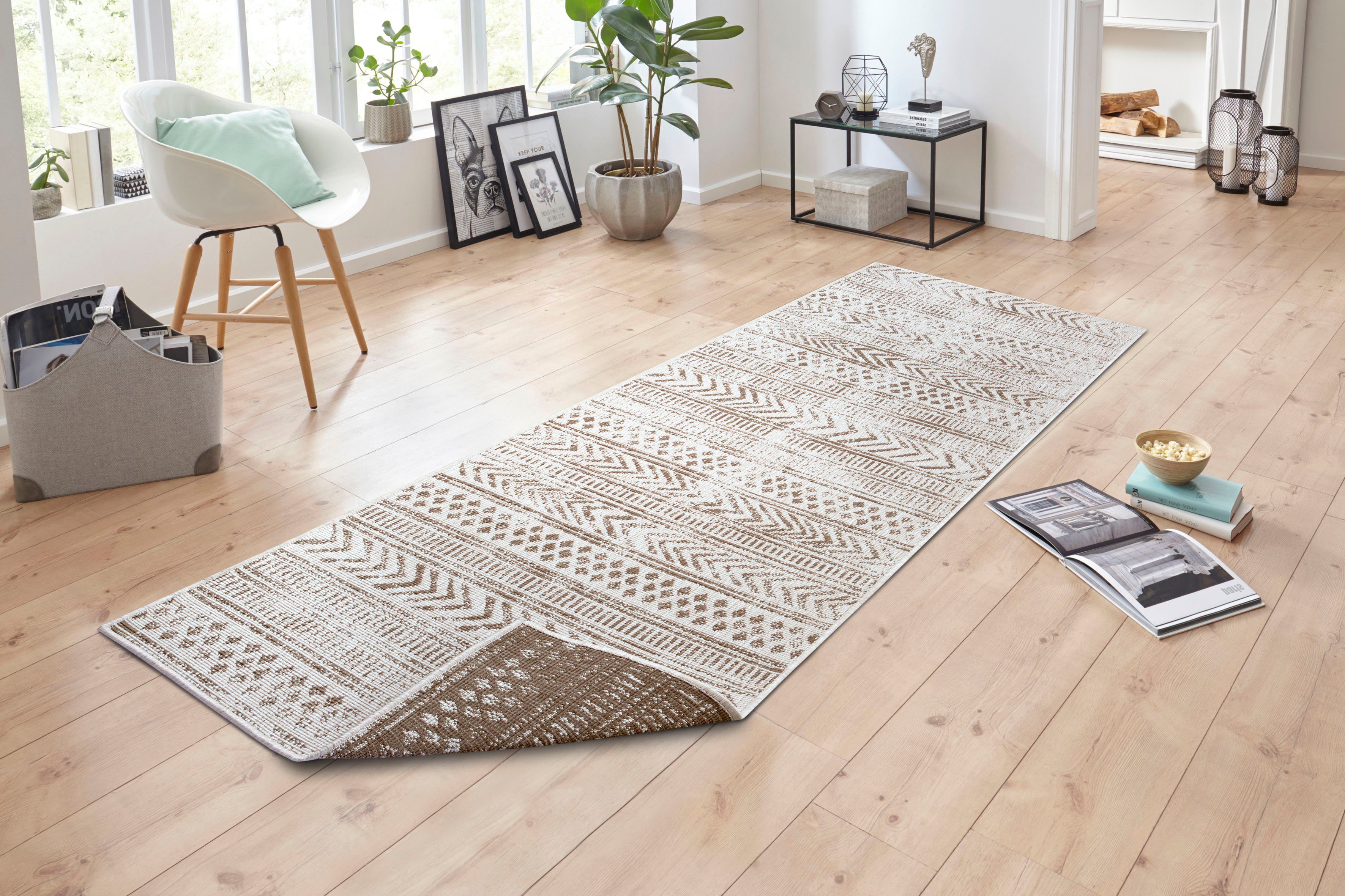 HANSE Home Teppich »BIRI Wendeteppich«, rechteckig, 5 mm Höhe, In-& Outdoor günstig online kaufen