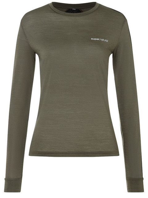 SUPER.NATURAL Langarmshirt für Damen, Merino ALARM RUNNING LS aktiv, no sme günstig online kaufen