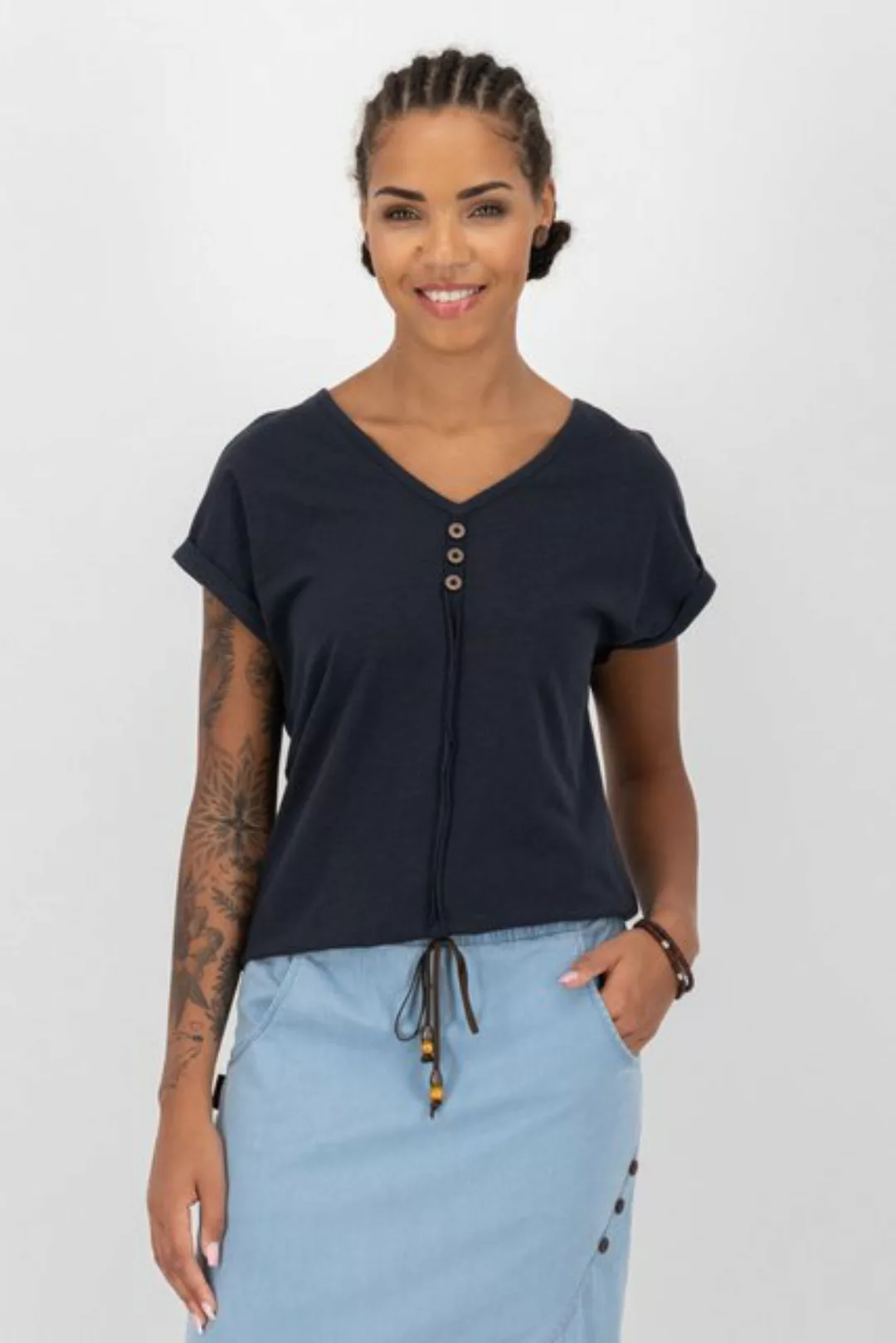 Alife & Kickin Rundhalsshirt AnaisAK A Shirt Damen Kurzarmshirt, T-Shirt günstig online kaufen