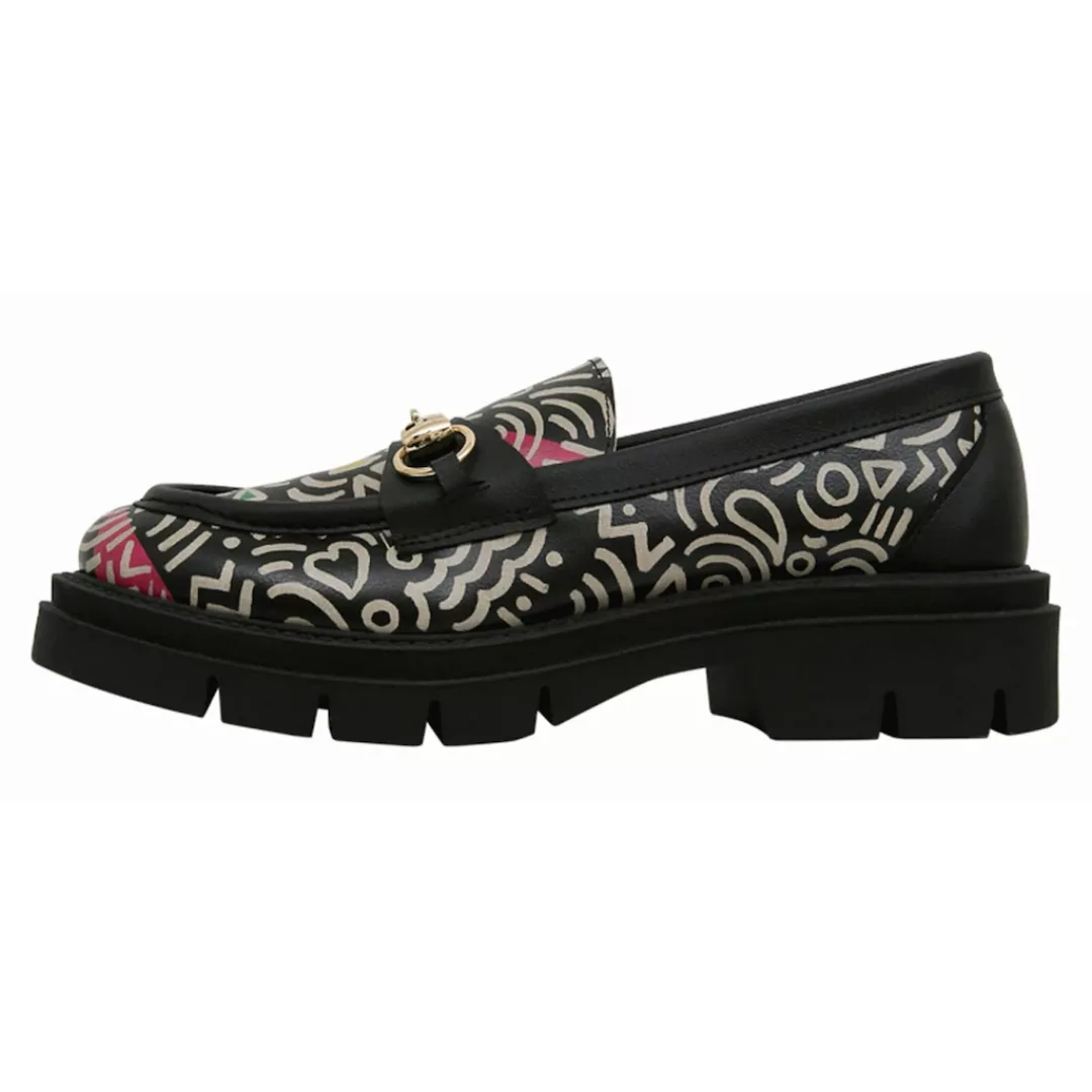 DOGO Loafer "Damen Cindy Abstract Outline Vegan Damen Slipper/ Halbschuhe / günstig online kaufen