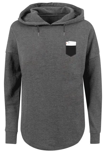 F4NT4STIC Kapuzenpullover Pocket with Cards Print günstig online kaufen