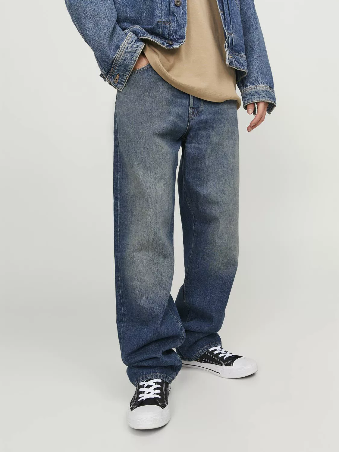Jack & Jones Loose-fit-Jeans "JJIEDDIE JJCOOPER JOS 735 SN" günstig online kaufen