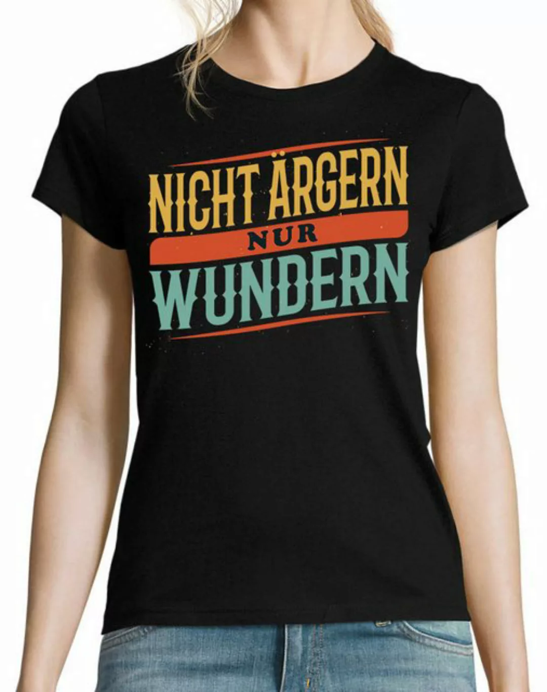 Youth Designz Print-Shirt Nicht Ärgern nur Wundern Damen T-Shirt mit lustig günstig online kaufen