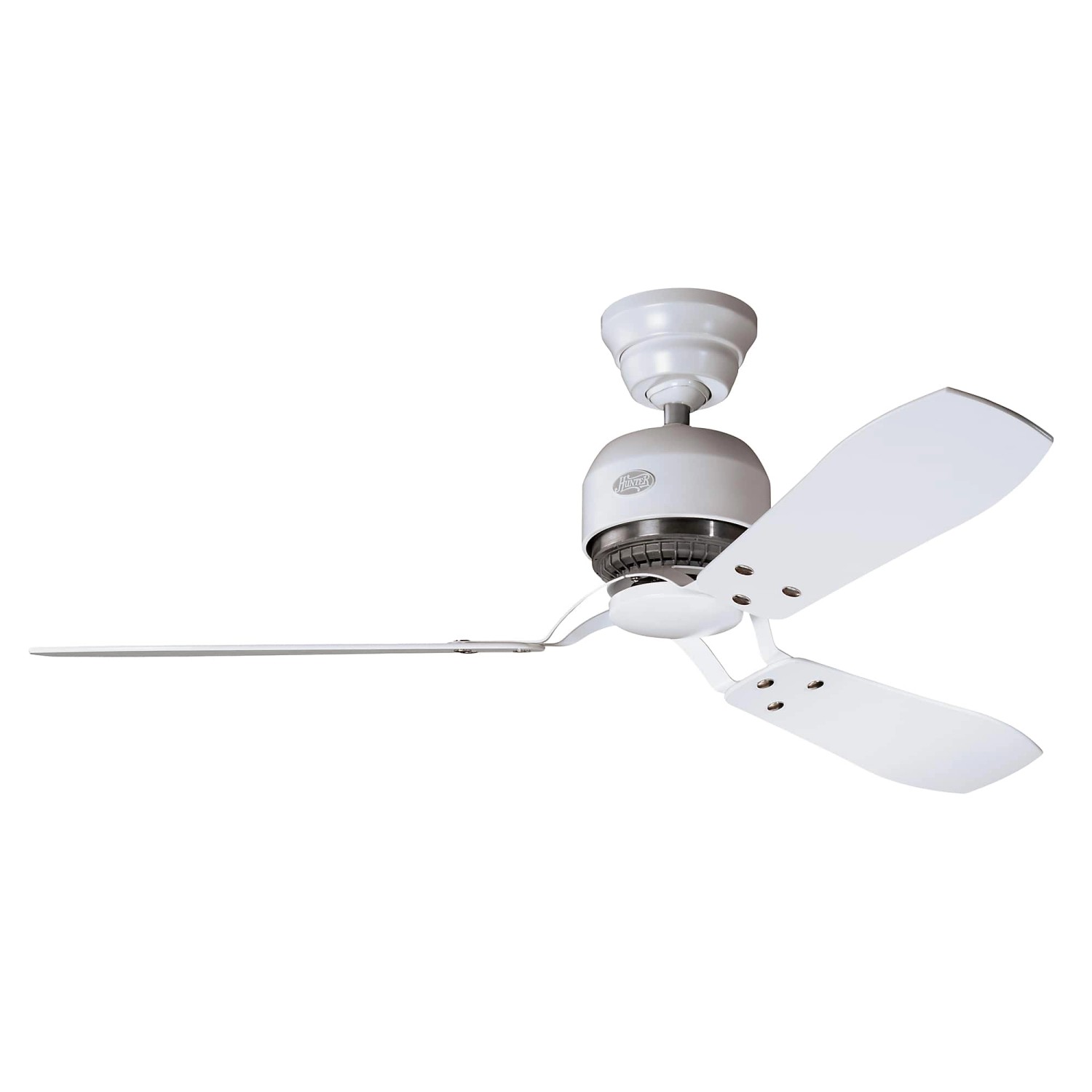 HUNTER FANS Deckenventilator Industrie II 132 cm Weiß mit Wandschalter günstig online kaufen