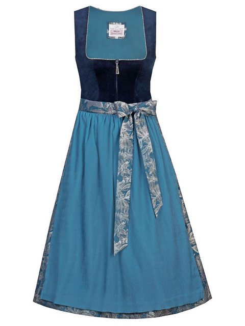 MarJo Trachtenkleid Midi Dirndl 2tlg. 70cm IRSEE nachtblau denim günstig online kaufen