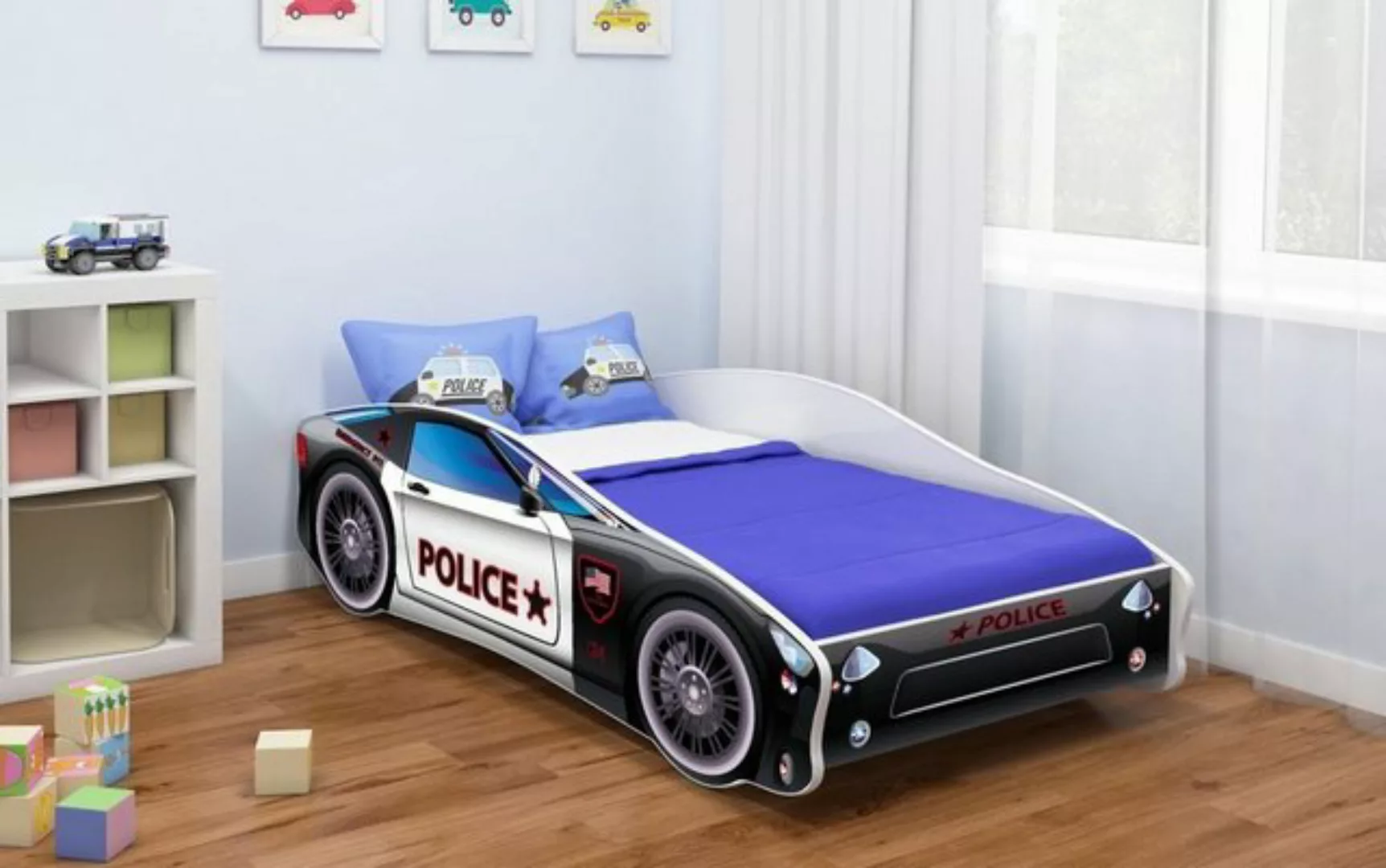 Baidani Kinderbett CAR, verschiedene Motive zur Auswahl! günstig online kaufen