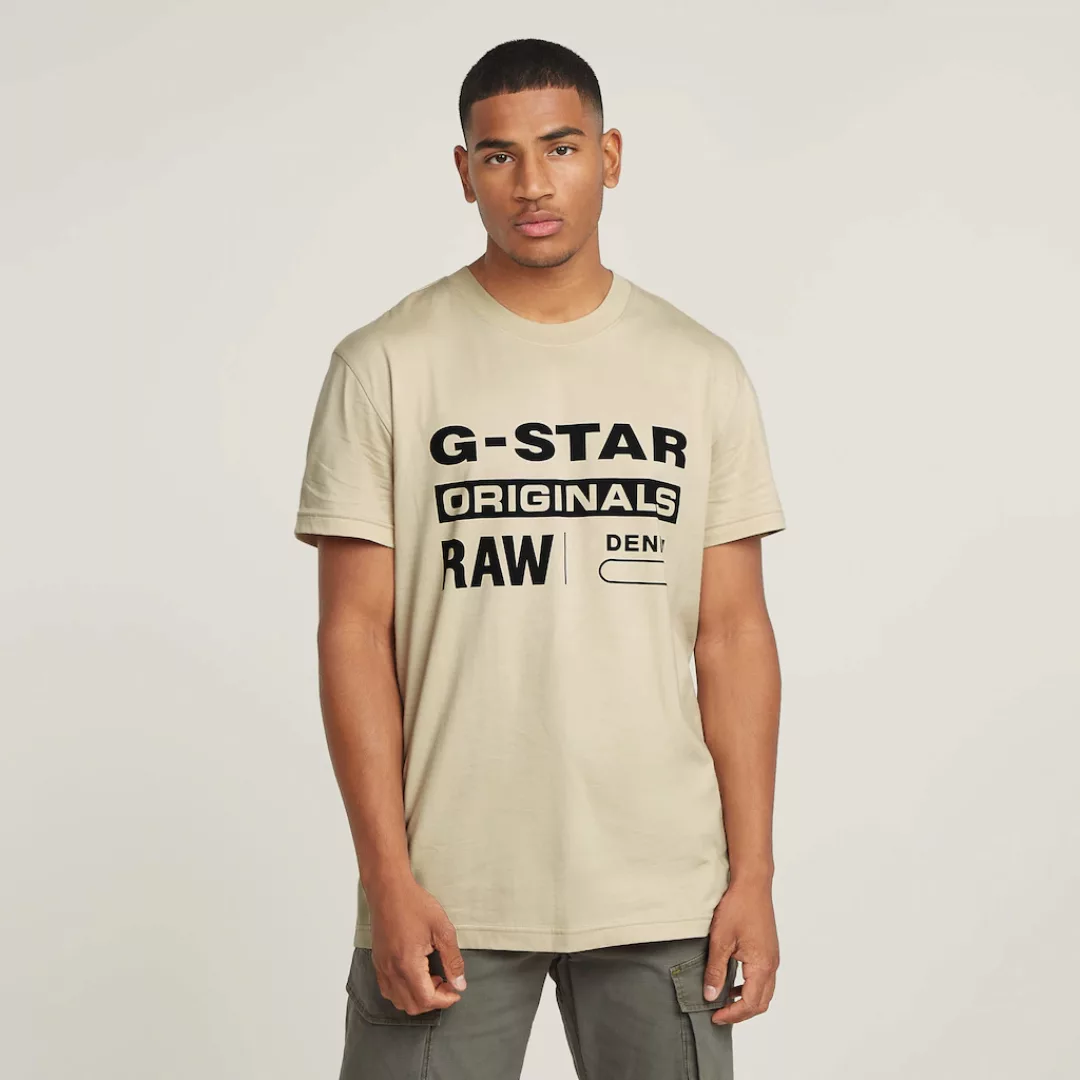 G-STAR T-Shirt "Originals", mit großem Frontprint günstig online kaufen