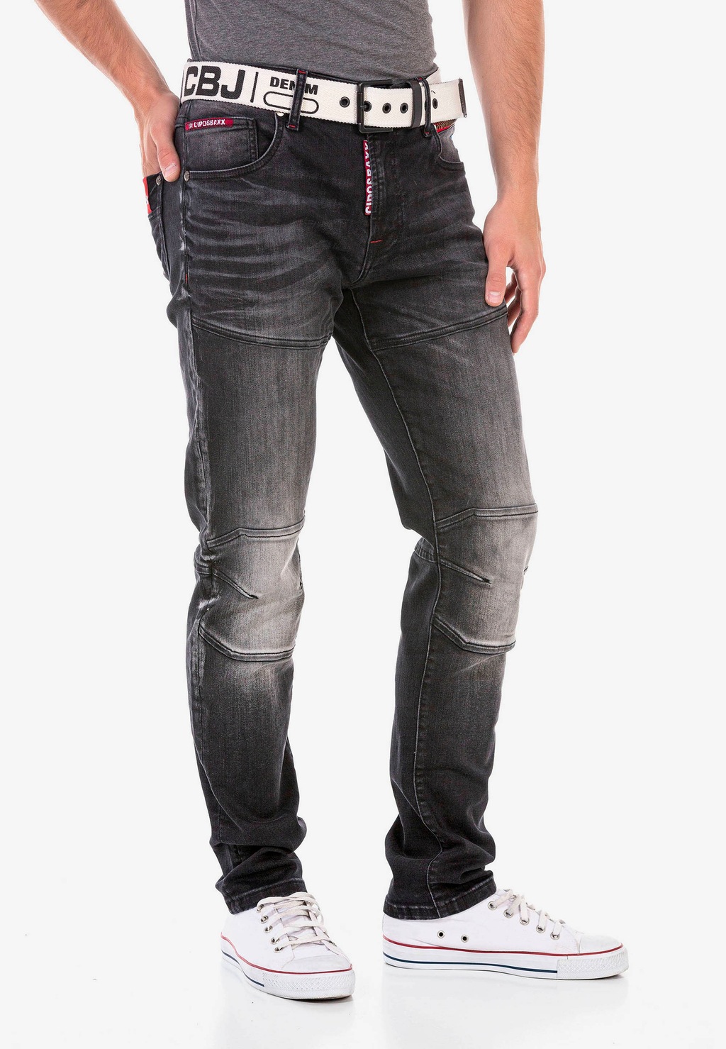 Cipo & Baxx Straight-Jeans, mit cooler Used-Waschung günstig online kaufen