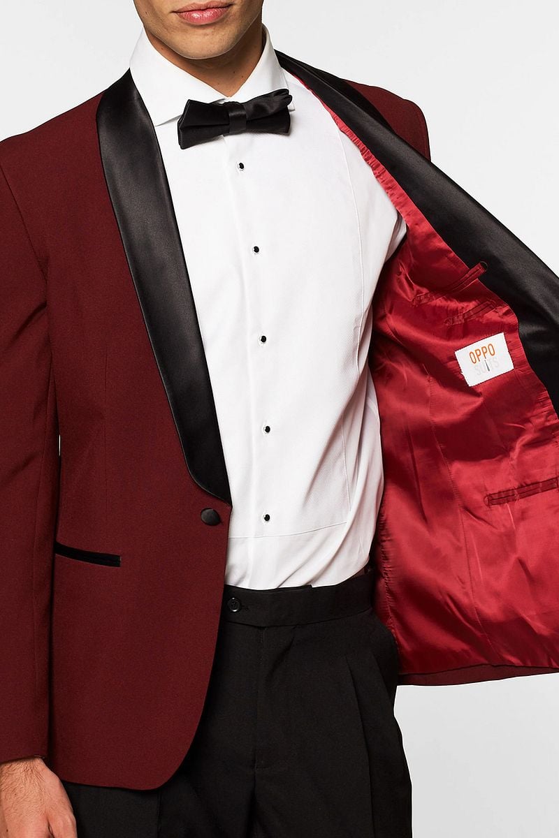 OppoSuits Anzug Hot Burgundy - Größe 48 günstig online kaufen