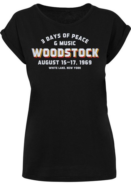 F4NT4STIC T-Shirt Woodstock Varsity 1969' Print günstig online kaufen