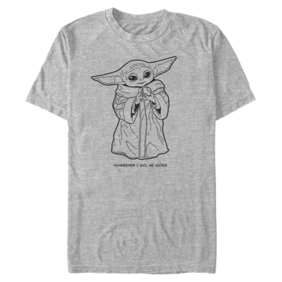 Star Wars - The Mandalorian - The Child Wherever I Go - Männer T-Shirt günstig online kaufen