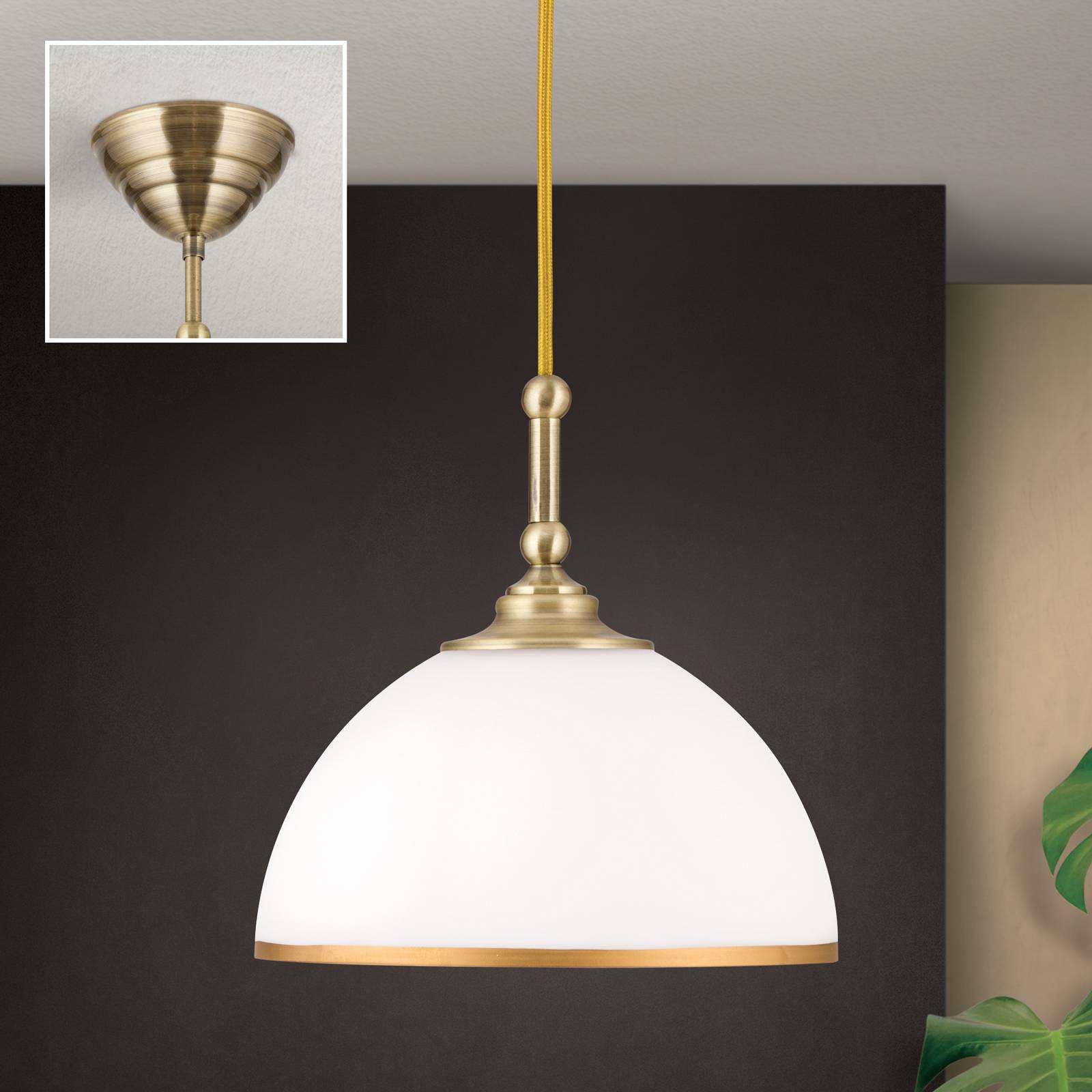 Hängeleuchte Old Lamp mit Textilkabel, einflammig günstig online kaufen