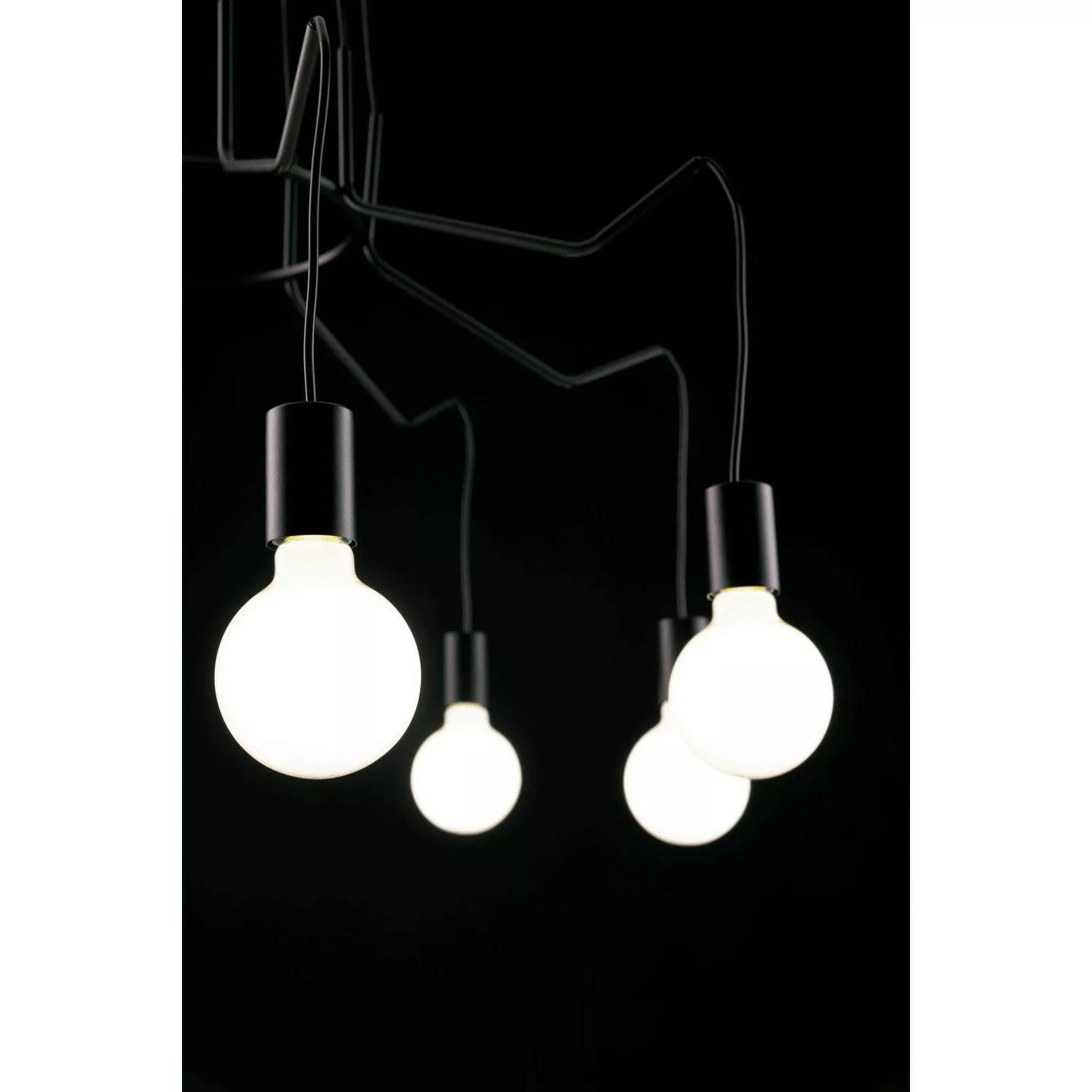 Luce Design Kronleuchter Habitat 8-flammig Schwarz Ø 85 cm günstig online kaufen