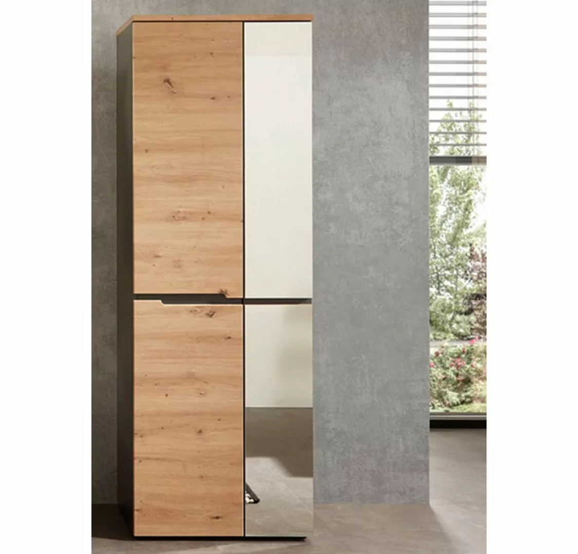 Lomadox Garderobenschrank MANRESA-36 Spiegelschrank Garderobe in Artisan Ei günstig online kaufen