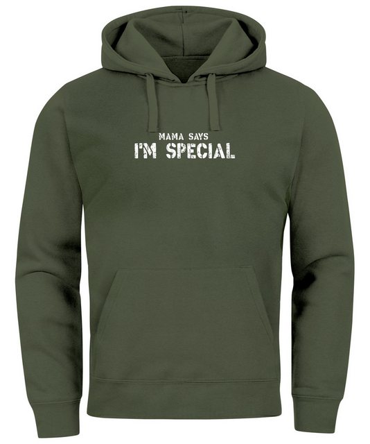 Neverless Hoodie Hoodie Herren Shirt Spruch lustig Mama Says I Am Special I günstig online kaufen