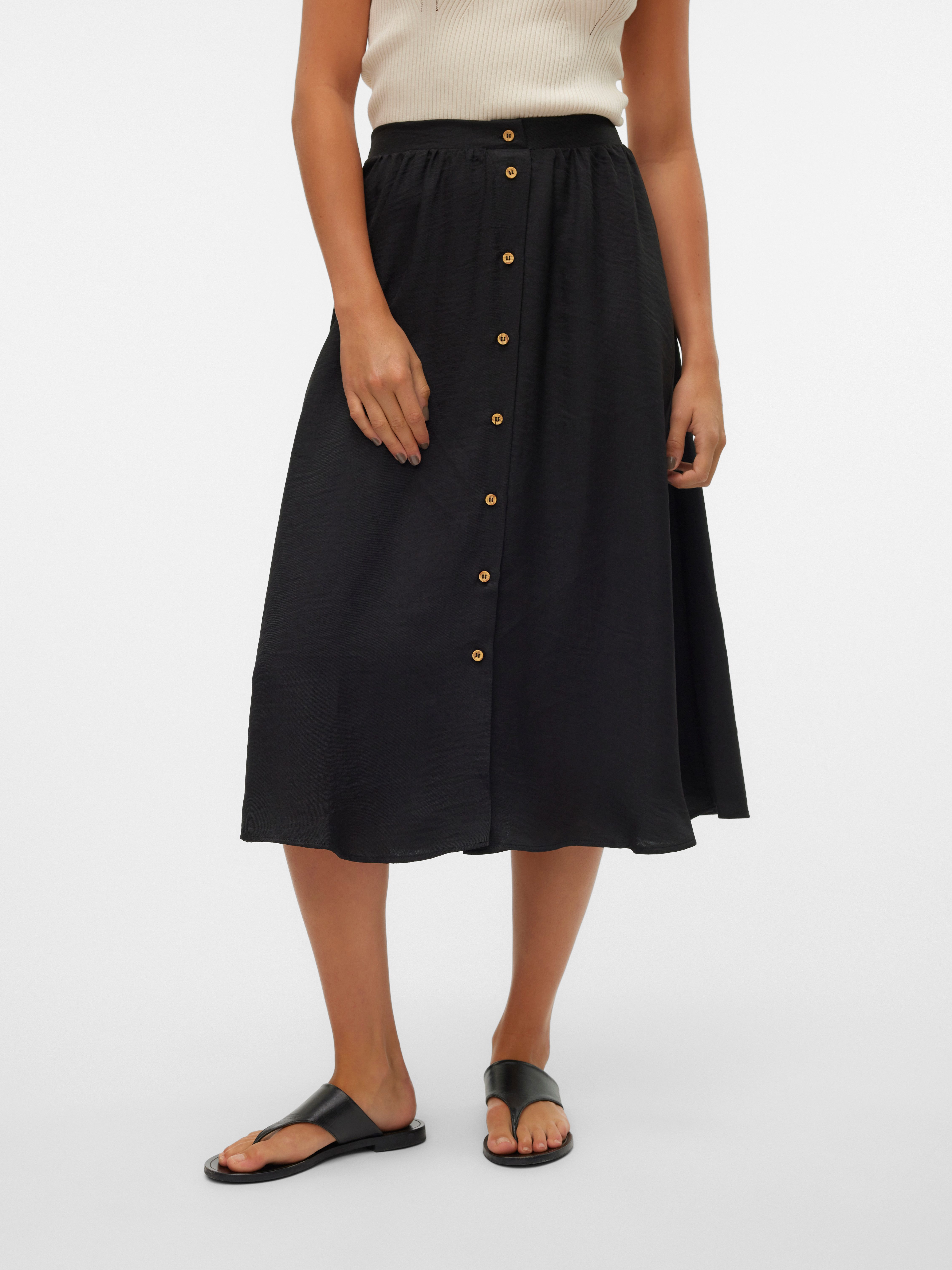 Vero Moda Maxirock VMMELANEY HW BUTTON günstig online kaufen