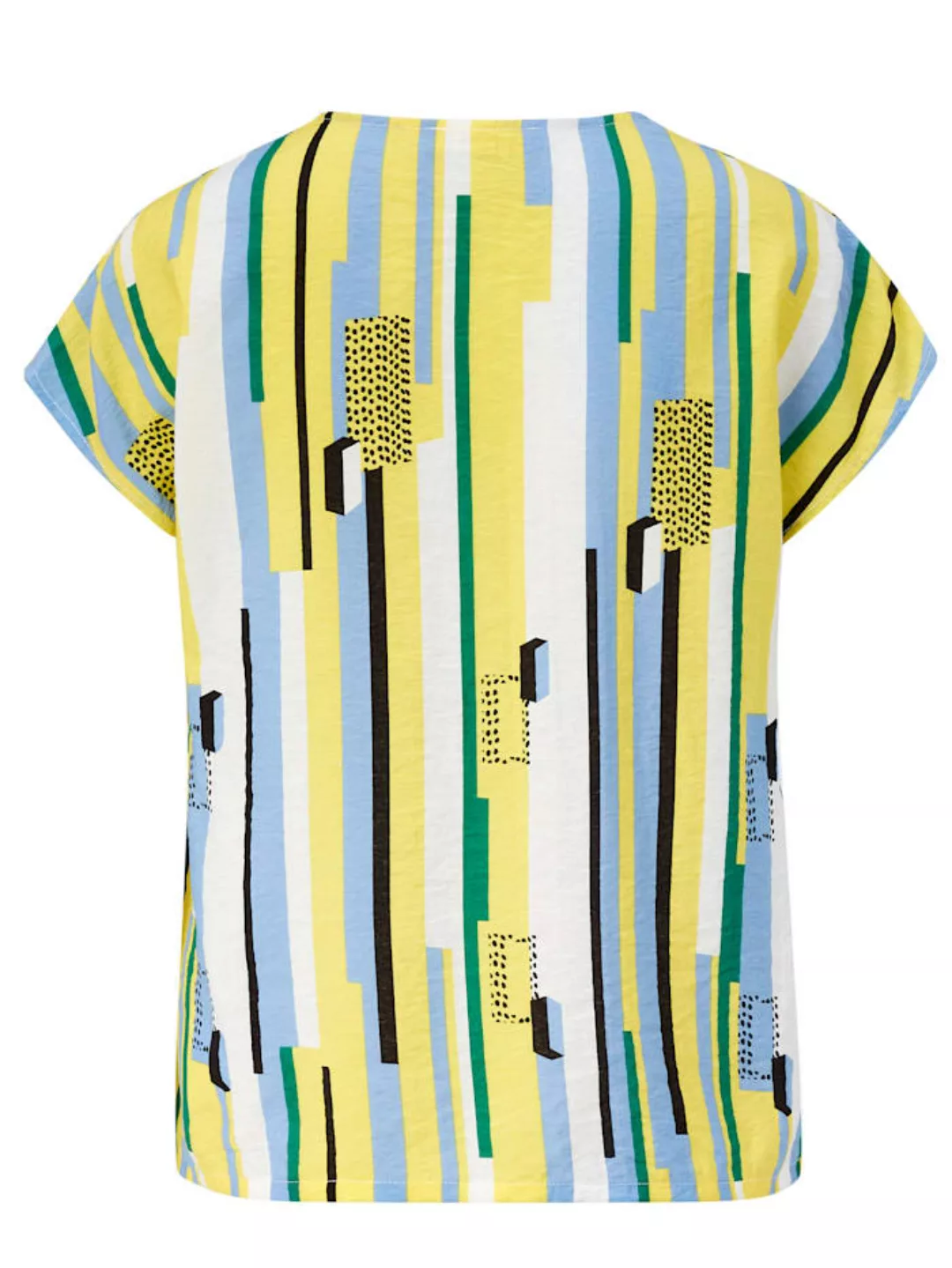 Bluse mit V-Ausschnitt REKEN MAAR Multicolor günstig online kaufen